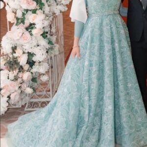 Saiid Kobeisy mint green dress size 4